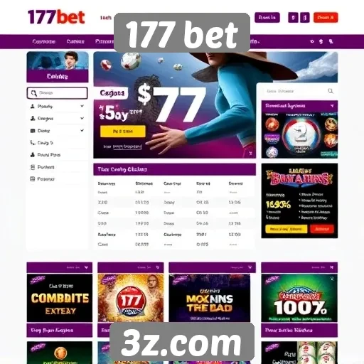 Análise da interface do usuário do site 177 bet